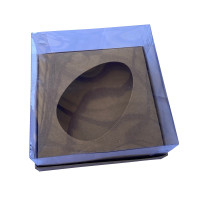 Caixa para Ovo de Colher 350gr 17x17x9 KRAFT Corpo PET Com 10