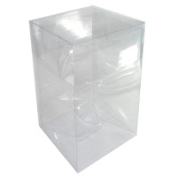 Caixa para Presente 10x10x16,6 Transparente Com 10