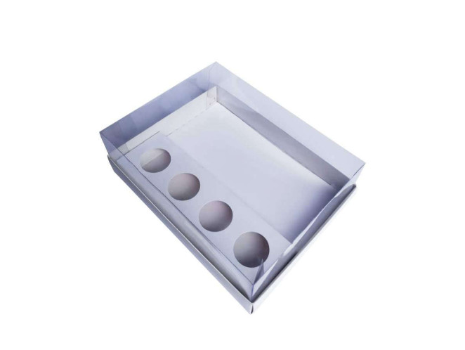 Caixa para Barra e Doces 20x15x6 BRANCO Corpo PET com 10