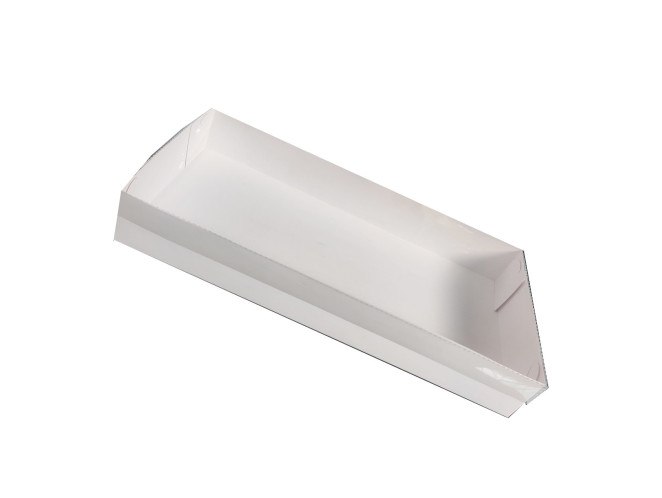 Caixa para Doces 35x17,5x5 BRANCO Tampa PET Com 10