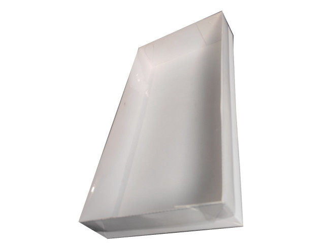Caixa para Doces 35x17,5x5 BRANCO Tampa PET Com 10