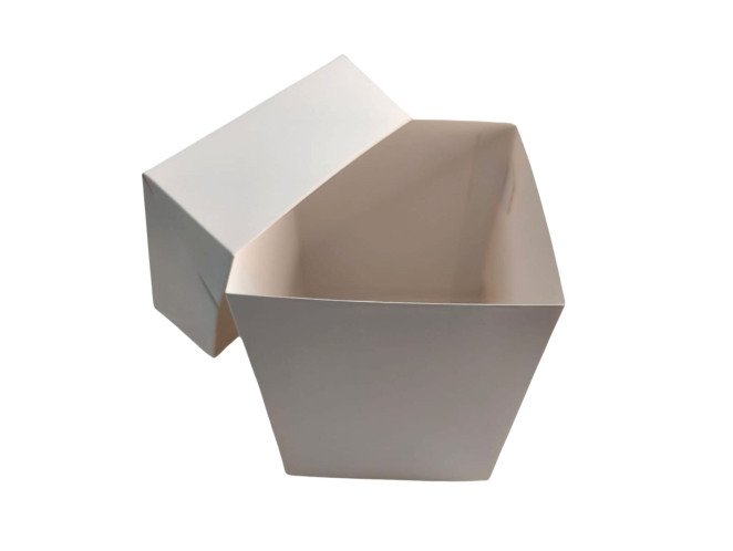 Caixa para Presente 10x10x16,6 BRANCO Com 10