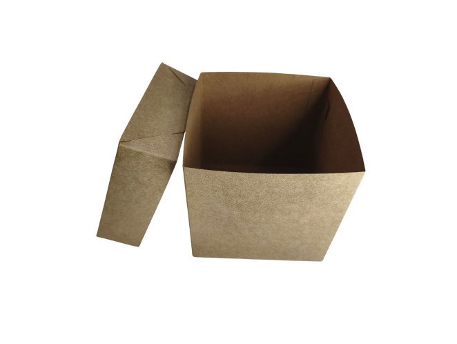 Caixa para Panetone 250gr 12x12x12 KRAFT Com 10