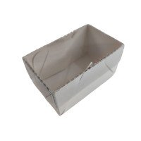 Caixa para 02 Doces BRANCO Tampa PET 7,5x4,5x4  Com 10