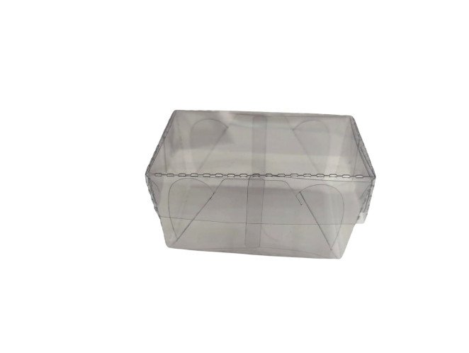 Caixa para 02 Doces 7,5x4,5x4 Transparente Com 10