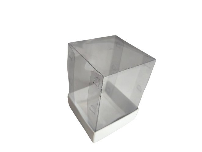 Caixa 8x8x12 BRANCO Corpo PET Com 10