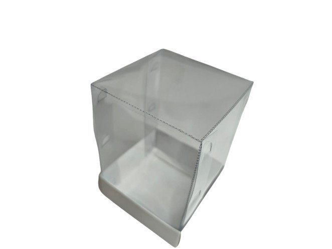 Caixa 8x8x12 BRANCO Corpo PET Com 10