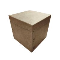 Caixa para Panetone Mini Bolo 500gr 15x15x18 KRAFT Com 10