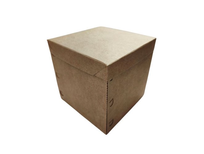 Caixa para Panetone Mini Bolo 500gr 15x15x18 KRAFT Com 10