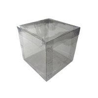 Caixa para Panetone 750 a 1Kg Transparente 17x17x20 com 05