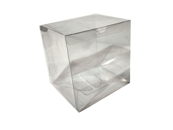 Caixa para caneca 11x9,5x11 Transparente Tampa Fixa Com 10