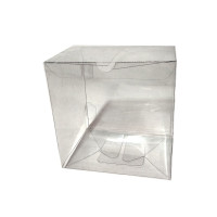 Caixa para caneca 11x9,5x11 Transparente Tampa Fixa Com 10