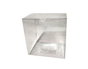 Caixa para caneca 11x9,5x11 Transparente Tampa Fixa Com 10 Caixa para caneca 11x9,5x11 Transparente Tampa Fixa Com 10