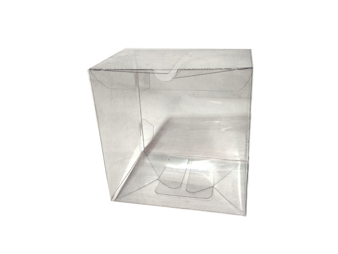 Caixa para caneca 11x9,5x11 Transparente Tampa Fixa Com 10