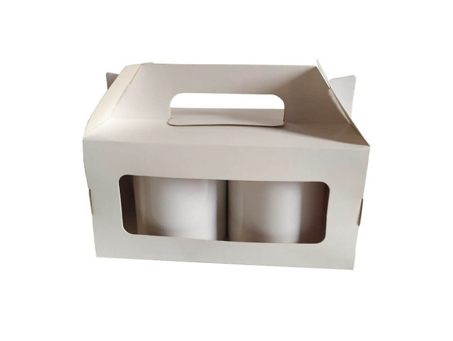 Caixa para Caneca 20x10x10 Maleta Comporta 02 Canecas Com 10
