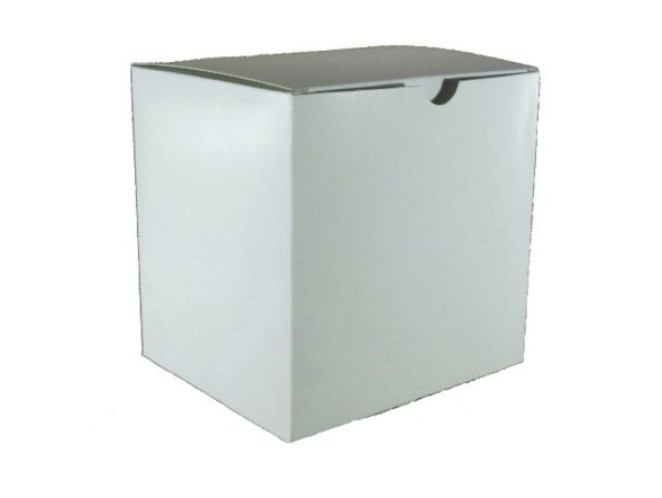 Caixa para caneca 11x9,5x11 Tampa Fixa BRANCO com 36