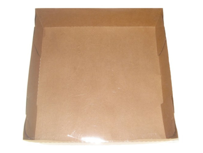 Caixa para Bolo 35x35x10 KRAFT Tampa PET Com 05
