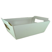 Cesta de Papel Média 18x13x7 BRANCO Com 10