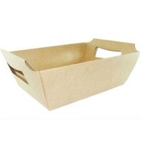 Cesta de Papel Grande 22x15x9 KRAFT Com 10