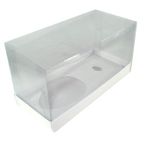 Caixa para Sapato de Chocolate 21x9,6x11,5 BRANCO Corpo PET Com 10