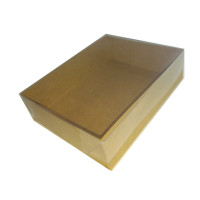 Caixa para Presente KRAFT Tampa PET 15x12x4 Com 10
