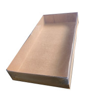 Caixa para Doces 35x17,5x5 KRAFT Tampa PET Com 10