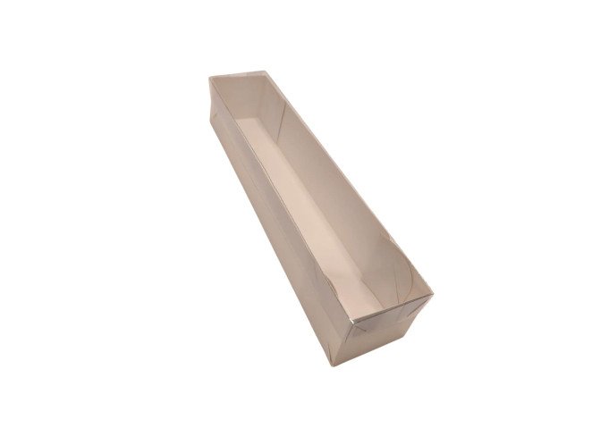 Caixa para Botão de Rosa 32X6X6 BRANCO Tampa PET Com 10 Caixa para Botão de Rosa 32X6X6 BRANCO Tampa PET Com 10