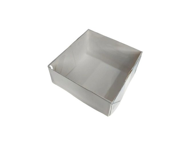 Caixa para Sabonete BRANCO Tampa PET 8x8x4 Com 10 Caixa para Sabonete BRANCO Tampa PET 8x8x4 Com 10