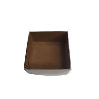 Caixa para Sabonete KRAFT Tampa PET 8x8x4  Com 10