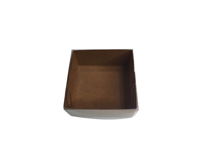 Caixa para Sabonete KRAFT Tampa PET 8x8x4 Com 10 Caixa para Sabonete KRAFT Tampa PET 8x8x4 Com 10