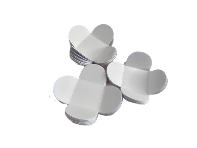 Caixeta Forma para doce 4 Pétalas 3,5x3,5x2,5 BRANCO Com 100