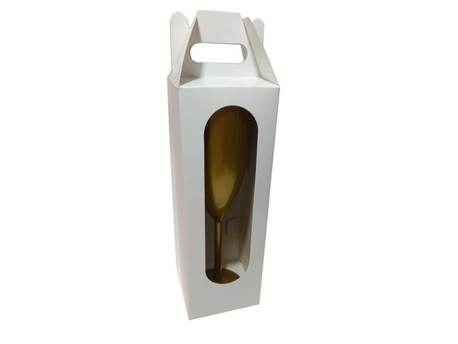 Caixa para Taça 7x7x21 BRANCO Com 10
