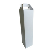 Caixa para Garrafa 8,5x8,5x36 BRANCO Com 10
