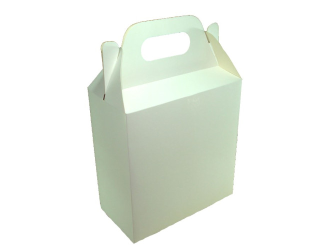 Caixa Maleta para Delivery 20x10x21 BRANCO Com 10
