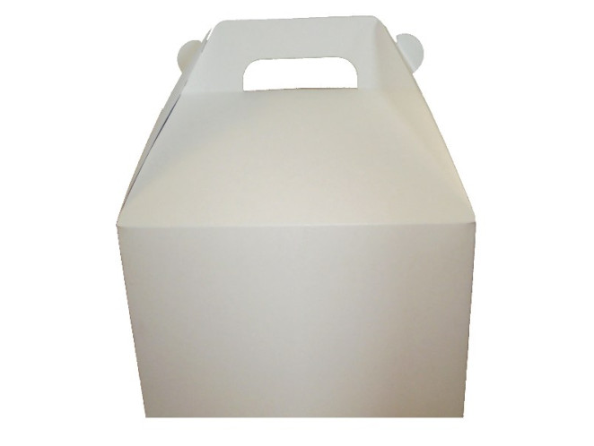 Caixa Maleta para Lanche 15x14x10 BRANCO Com 10