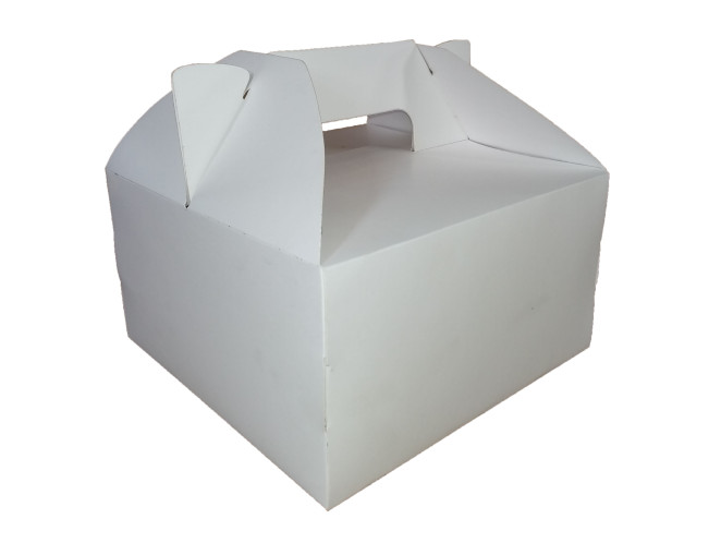 Maleta para Lanches 18x18x10 BRANCO com 10