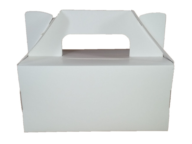 Maleta para Lanches 18x18x10 BRANCO com 10