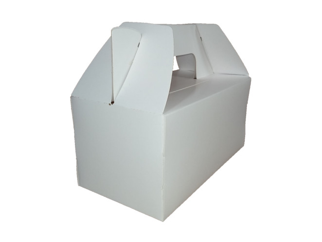 Maleta para Lanches 18x9,5x8,5 BRANCO com 10