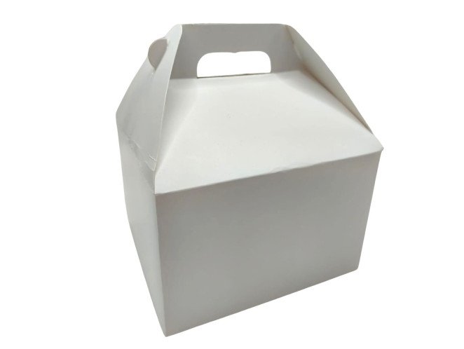 Caixa Maleta para Lanche 15x14x10 BRANCO Com 10