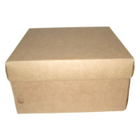 Caixa para Presente 13,5x13,5x9 KRAFT Com 10