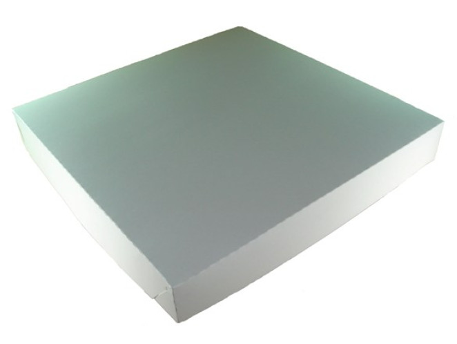 Caixa para 100 Doces Transporte com Berço 35x35x5 BRANCO Com 10