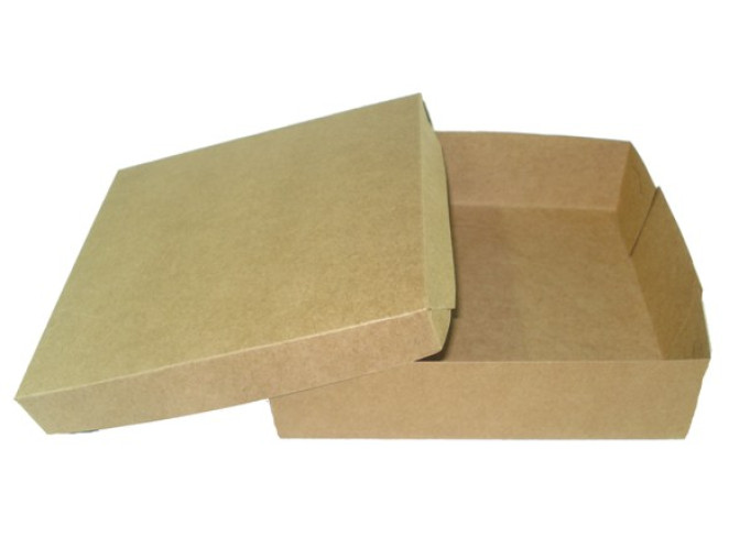 Caixa para Presente e Doce 25x25x5 KRAFT Com 10