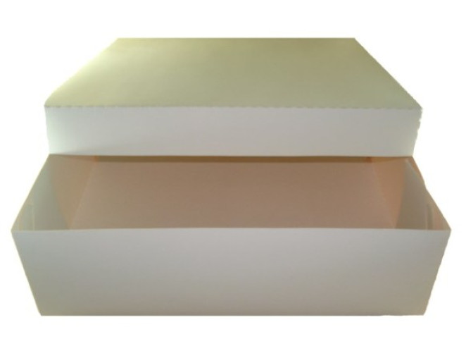 Caixa para Bolo 35x35x10 BRANCO Com 05