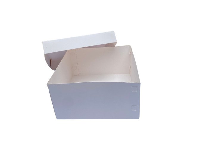 Caixa para Mini Bolo 15x15x10 BRANCO Com 10
