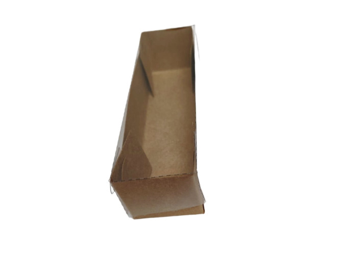 Caixa para 04 Doces 16x4x4 KRAFT Tampa PET Com 10