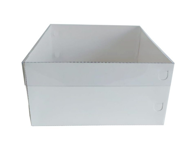 Caixa para Presente 13,5x13,5x9 BRANCO Tampa PET Com 10