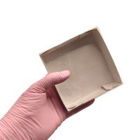 Caixa para Biscoito 11x11x3 BRANCO Tampa PET Com 10