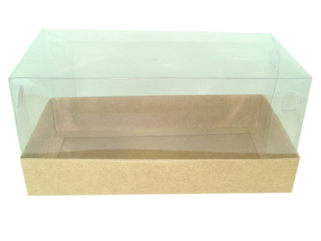 Caixa para Presente 17x8,5x8 KRAFT Corpo PET Com 10
