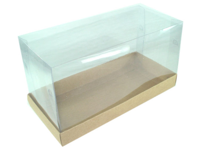 Caixa para Presente 21x9,6x11,5 KRAFT Corpo PET Com 10