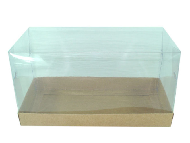Caixa para Presente 21x9,6x11,5 KRAFT Corpo PET Com 10